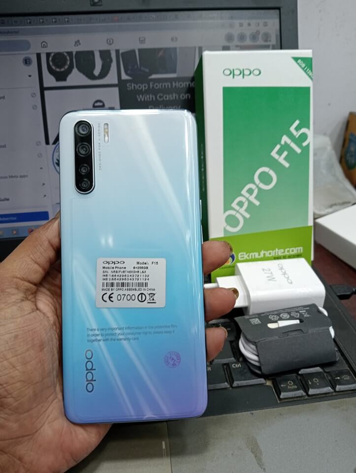 Oppo F15 8GB RAM 256GB ROM Display Finger