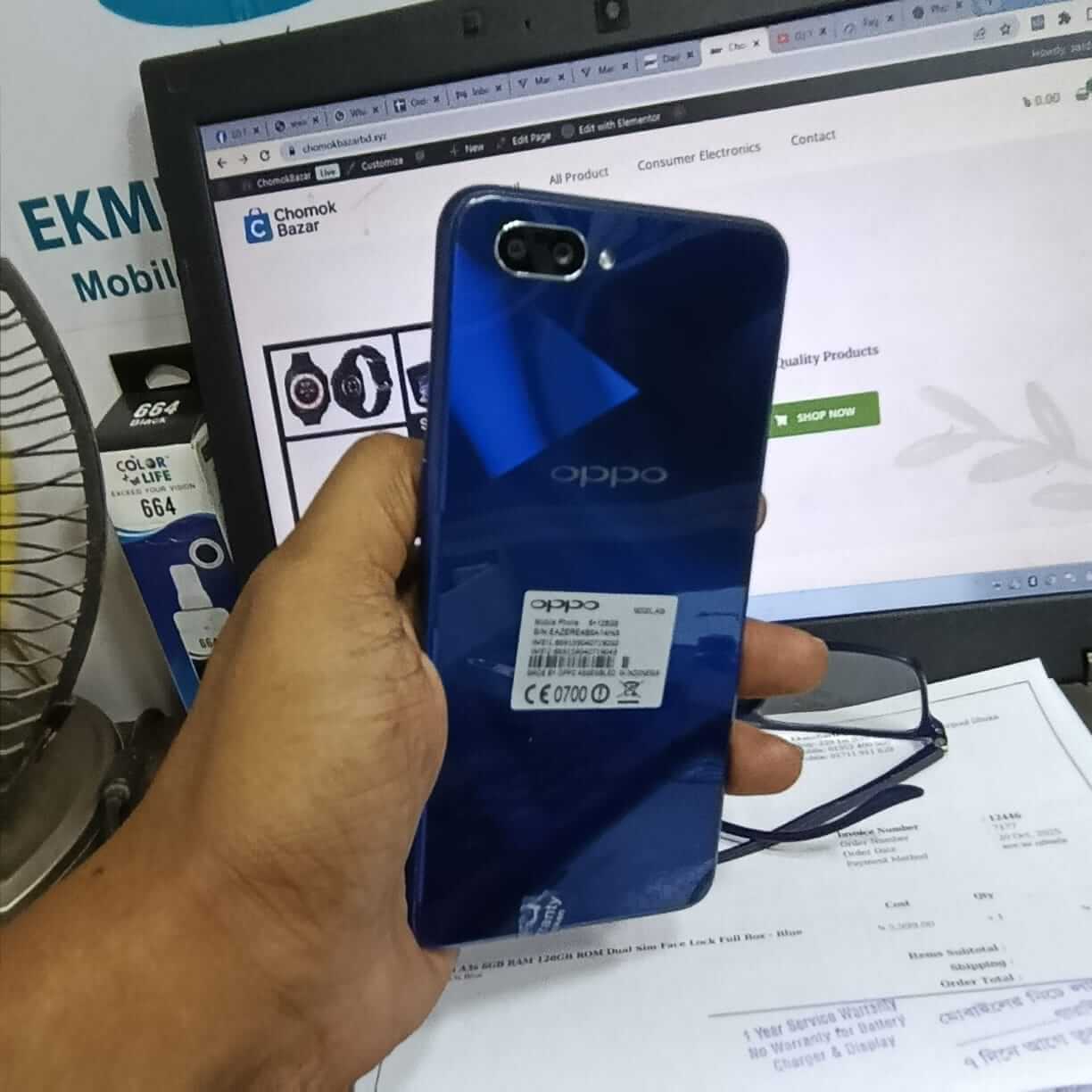 Oppo A3s 6GB RAM 128GB ROM Full Box - Image 7