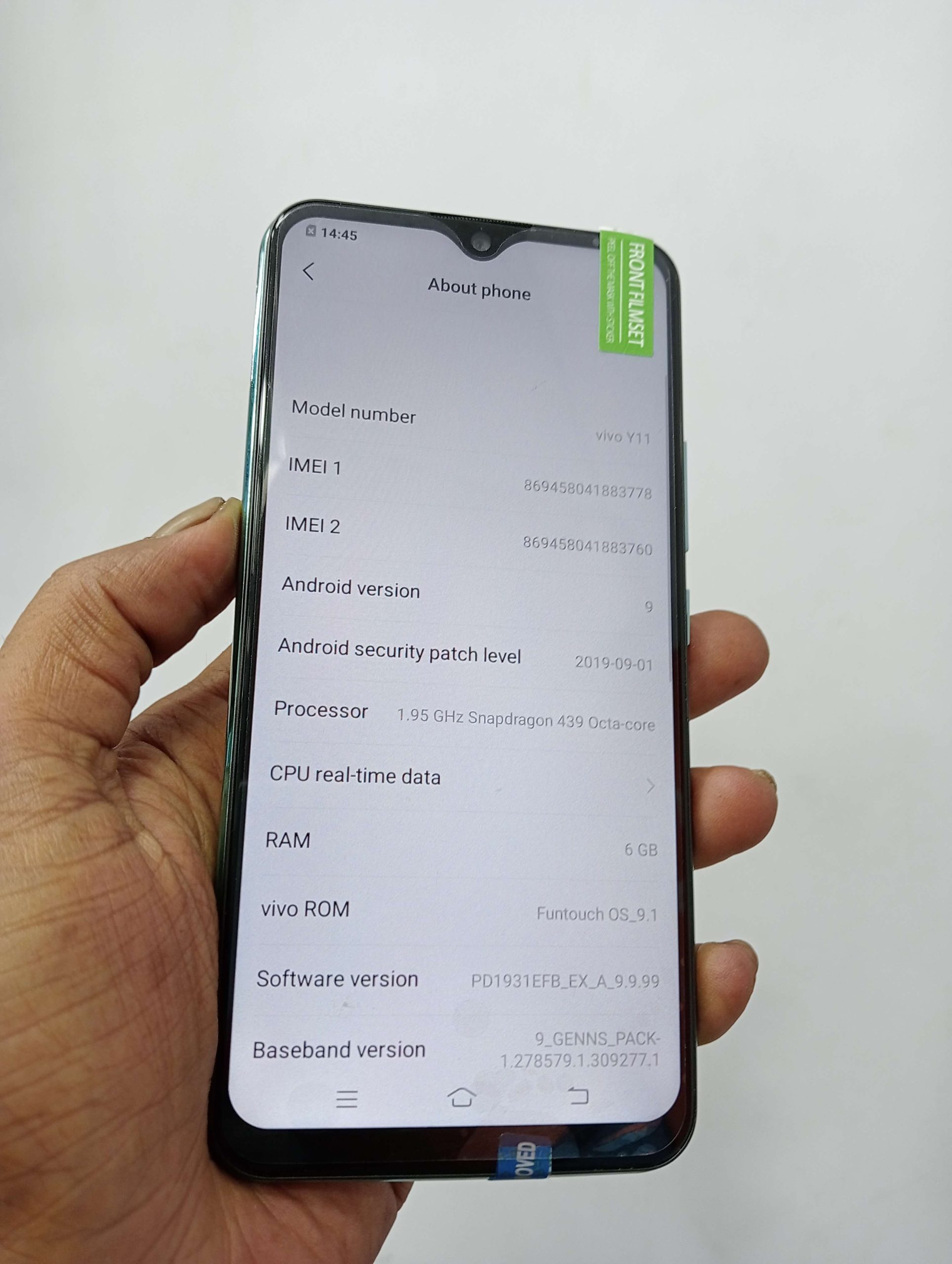 vivo Y11 6GB RAM 128GB ROM Dual sim Fingerprint 5000mAh Battery - Image 2