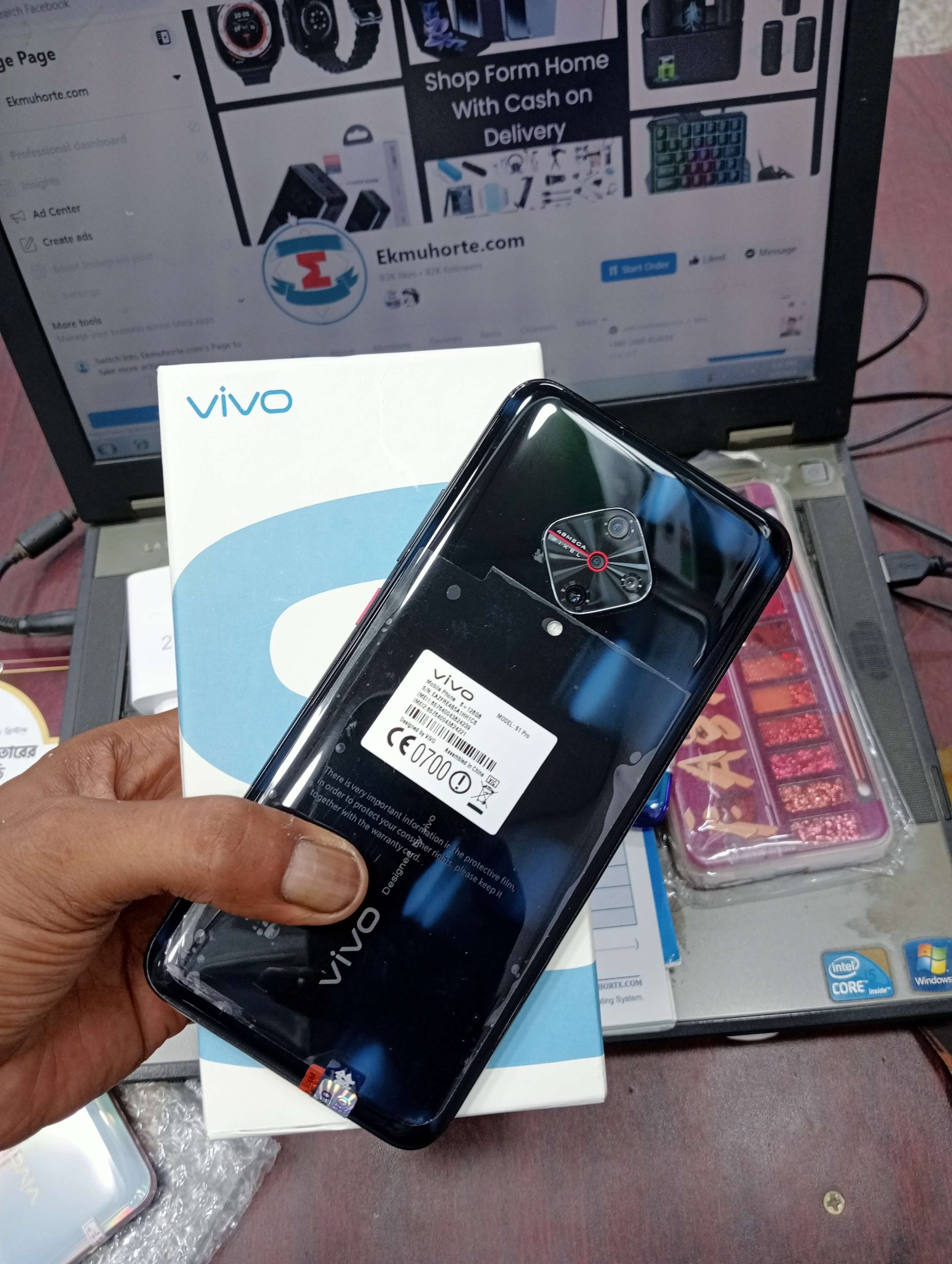 Vivo S1 Pro 8GB RAM 128GB ROM in Display Finger - Image 3