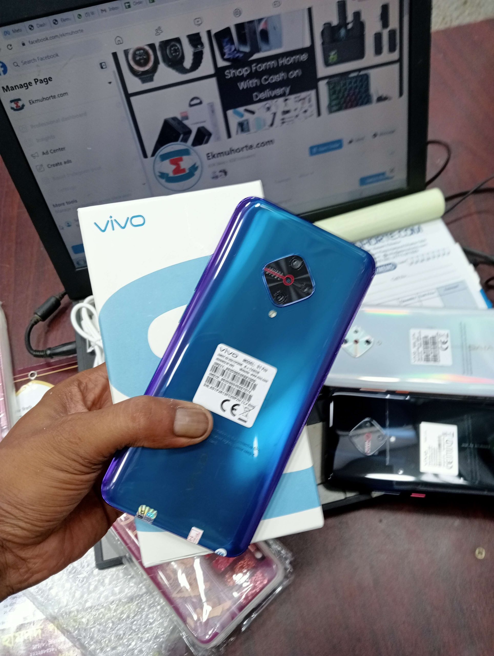 Vivo S1 Pro 8GB RAM 128GB ROM in Display Finger - Image 2