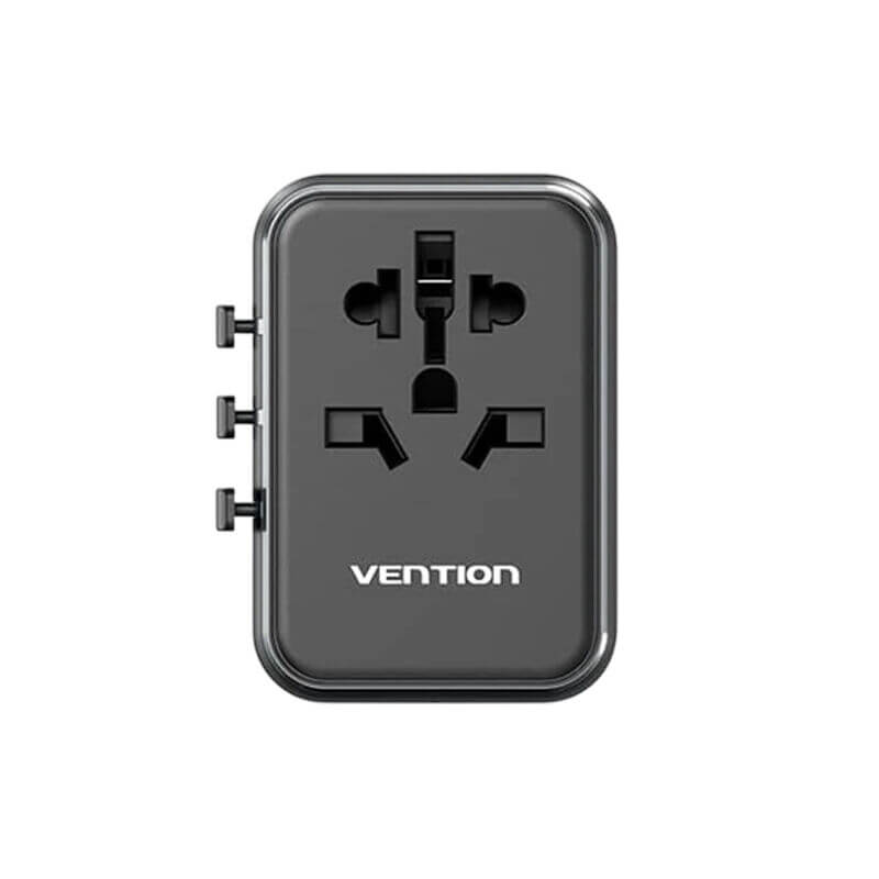 Vention 20W 3-Port USB (C+A+A) Multifunctional Charging Adapter - Image 4