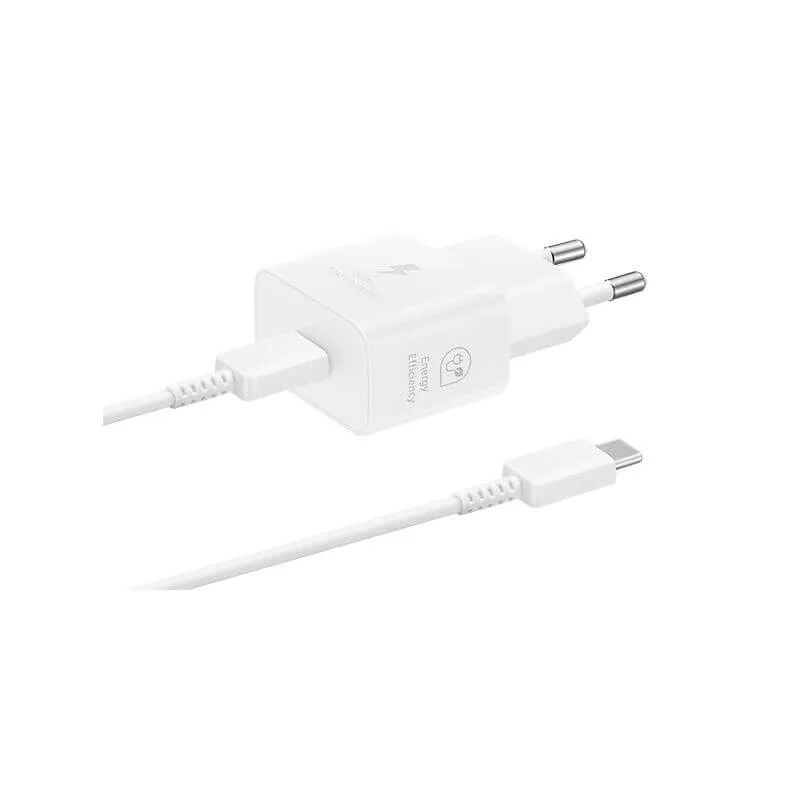 Samsung 25W PD (2 Pin) Type-C Fast Charging Adapter (EP-T2510) with Type-C to Type-C Cable - Image 3