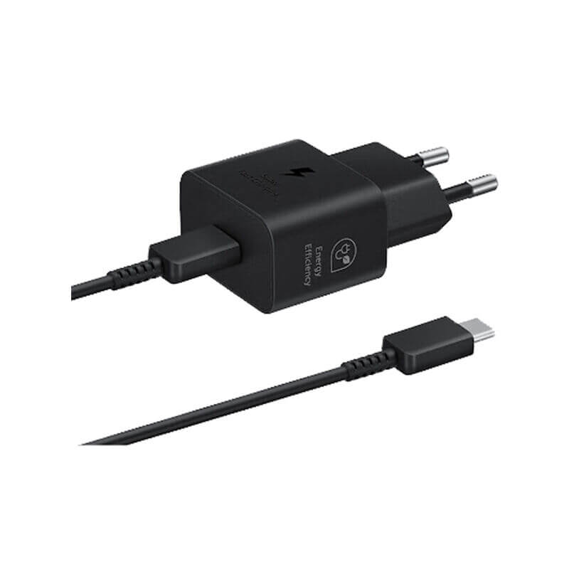 Samsung 25W PD (2 Pin) Type-C Fast Charging Adapter (EP-T2510) with Type-C to Type-C Cable - Image 2