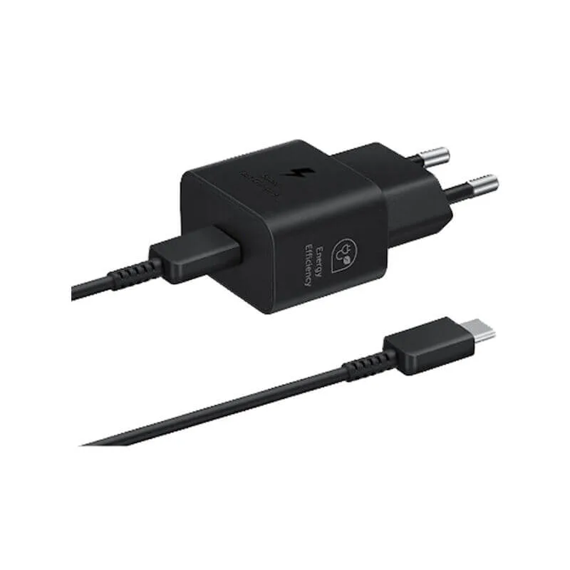Samsung 25W PD (2 Pin) Type-C Fast Charging Adapter (EP-T2510) with Type-C to Type-C Cable - Image 2
