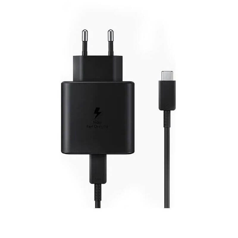 Samsung 25W PD (2 Pin) Type-C Fast Charging Adapter (EP-T2510) with Type-C to Type-C Cable