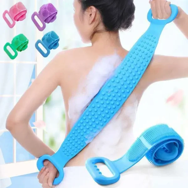 Silicone Back Scrubber Bath Belt - Ekmuhorte.com